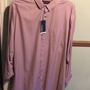 Roundtree & Yorke Pink Casual Button Down Shirt